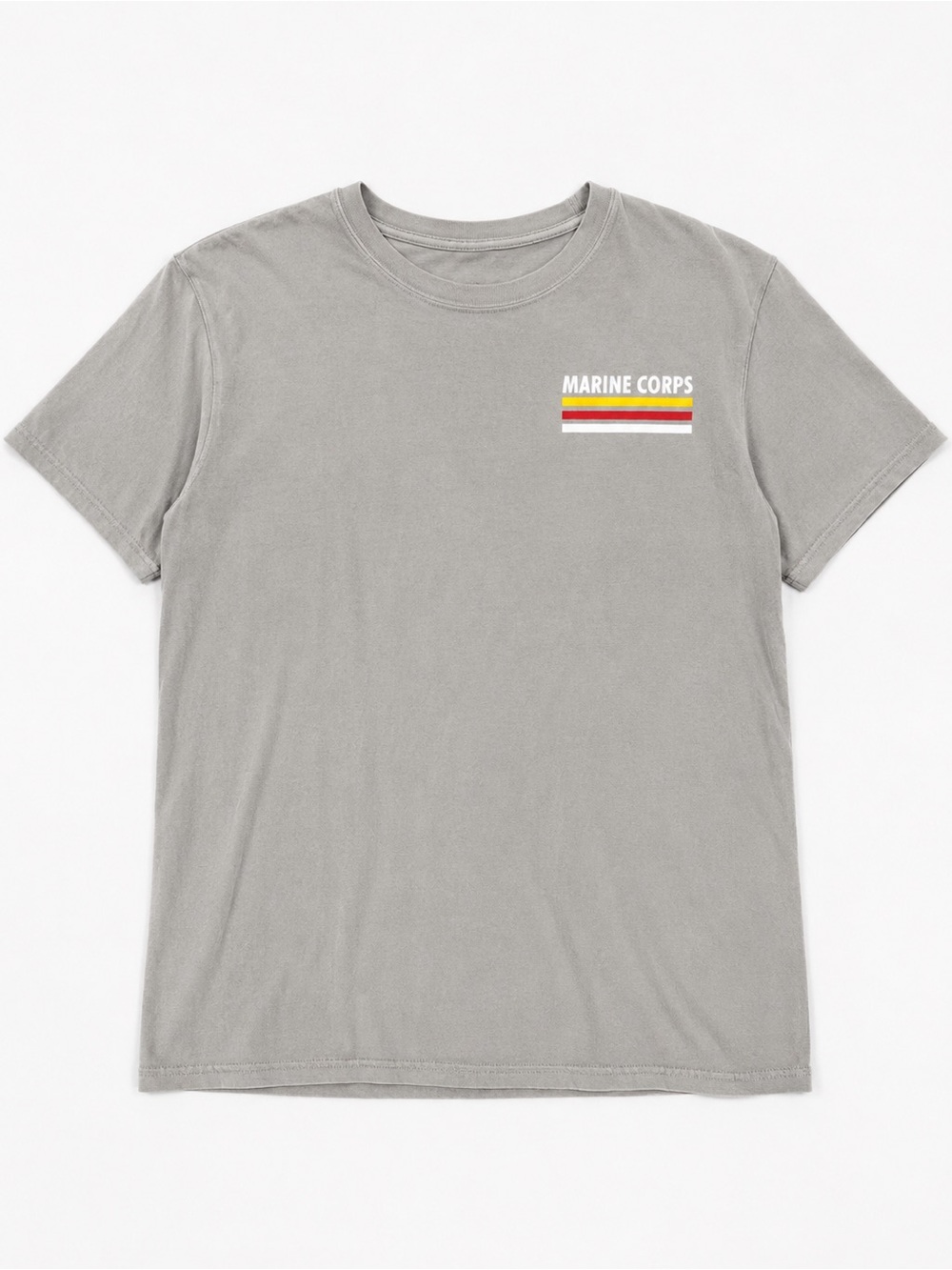 Marine Corps Gray Short Sleeve Tee for Kids